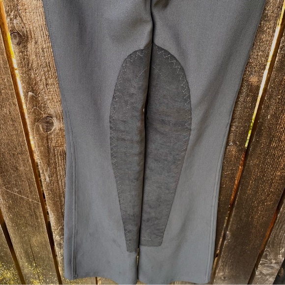 Kerrits Microcord Ribbed Knit Extended Knee Patch Bootcut Riding Pant Sz XS - Picture 7 of 14